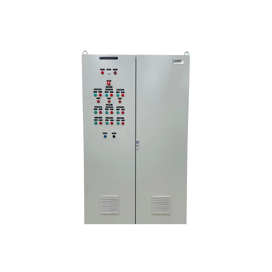 Furnace automation control panel front view