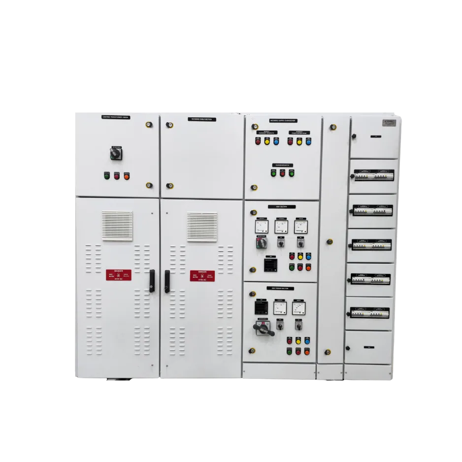 Main switchboard panel with bus section