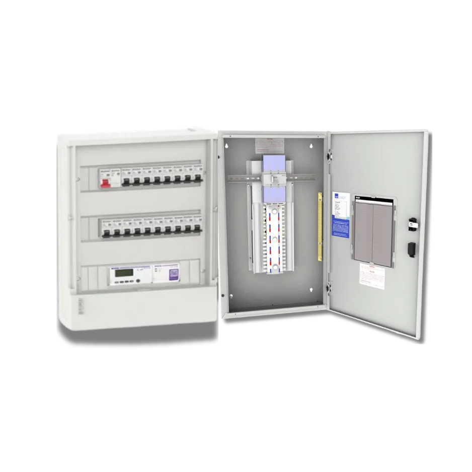 Small MCB distribution board open