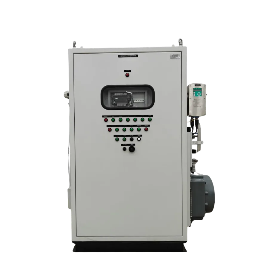 Hydrogen offer panel with control instruments